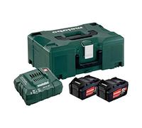Metabo Set de base 2x bloc batterie Li-Power 18 V 4,0 Ah CAS Li-Ion + chargeur ASC 55 + metaBOX ( 685064000 )
