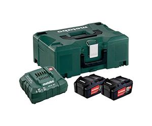 metabo 685064000 - Combo bateria + cargador Basic-Set 2x 4,0 Ah en maletín MetaLoc Couleur