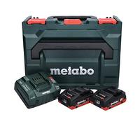 Metabo 685130000 Basic-Set Kit basique 2 x LiHD 4.0 Ah ASC Ultra + ML, Couleur, Size
