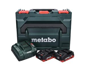 Metabo 685130000 Basic-Set Kit basique 2 x LiHD 4.0 Ah ASC Ultra + ML, Couleur, Size