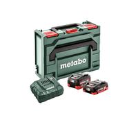 Metabo 685136000 Set De Démarrage 18V LiHD (1x Batterie 4.0Ah + 1x Batterie 5.5Ah) + Chargeur Dans Metaloc