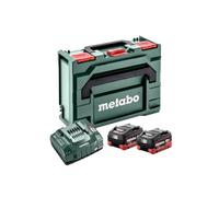 METABO 685142000 - Set baterías y cargador Basic 18V 2x LiHD 10,0Ah + cargador ASC 145 + maletín metaBox 215