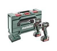 METABO 685168000 - Combo Set 2.7.3 12V Li-Ion BS BL + SSD BL (2x 2,0 Ah) con maletín