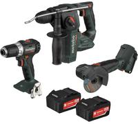 Metabo 691174000 Combo Set 3.1.1 18 V BSLBL+CCLTXBL+BHLTXB, Schwarz