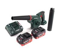 Metabo AG 18 Souffleur sans fil 18 V + 2x Batteries LiHD 8,0 Ah + Chargeur
