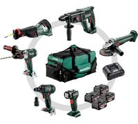 Metabo Akku Combo Set Bauhandwerk Set d'outils 6.1 Sb 18 Ltx Kh 18 Ltx W 18