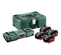 Metabo Basic-Set 4x packs de batteries LiHD 5.5Ah ASC 145 D + metaBOX 145