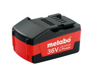 Metabo Batterie 36 V, 1,5 Ah, Li-Power Compact, "AIR COOLED" metabo Quantité:1