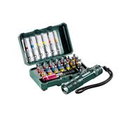 Metabo Bit-Box SP, 29 pces +Mini Flash light, 626721000
