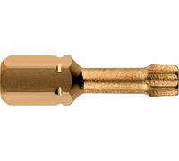 METABO Bit Torx-SchraubenT40/25mm Diamant VE 3, Matériau:Acier au Chrome Vanadium, Taille:T15, Version:nv, Type:nv