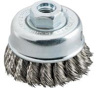 Brosse-boisseau 65x0,35 mm/ M 14, acier, torsadé - METABO - 623796700