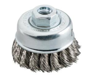 Metabo Brosse coupelle Metabo 65x0,5 mm/ 5/8", fil d'acier, noué, épaisseur du fil 0,50 mm Quantité:1