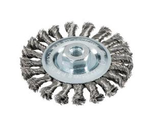 Metabo Brosse ronde 115x0,5x10 mm/ M14, acier inoxydable, torsadé metabo Quantité:1