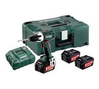 Metabo BS 18 LT SET 602102960 Perceuse-visseuse sans fil 18 V 4.0 Ah Li-Ion + 3 batteries, + chargeur, + mallette G