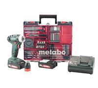 metabo BS 18 Quick Set Perceuse-visseuse sans fil 18 V/2,0 Ah, Atelier mobile 602217880 Taille Unique Multicolore