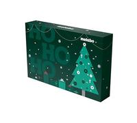 metabo Calendrier de l'Avent 2025 - Calendrier à outils avec 24 surprises : embouts, clé à douille, porte-embout et poignée - Accessoires professionnels pour bricoleurs - Idée cadeau de Noël