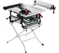 metabo Circulaire TS 254 M avec Support, 1500 W, Lame 254 x 30 mm, scie Pliante, rallonge de Table 691154000 Multicolore