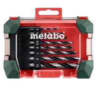 Metabo Jeu de forets pour bois 626705000 – 8 pièces 3,4,5,5.5,6,7,8,10 mm – 1 pc(s)
