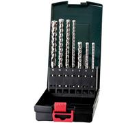 Metabo coffret de forets SDS-plus Pro 4 Premium - 626245000 - Pour des perçages précis sous fortes sollicitations - Set de 7 pièces
