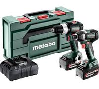 Metabo Comboset 2.8.8. 18V Li-ion Accu Perceuse-visseuse Et Clé À Chocs Set (2x5.2Ah) Dans MetaBOX