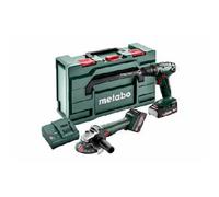 METABO Akku Combo Set 2.4.3 18 V (685204500) ; BS 18 + W 18 L 9-125 ; metaBOX 165 L