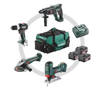 Metabo Combo Set sans fil Construction 4.3, 18V/3x4,0 Ah - 685214000