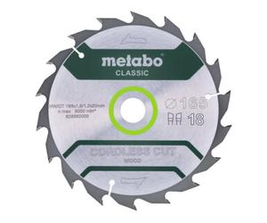 Metabo CordlessCutClassic 165x20 18WZ 20° / B Quantité:1