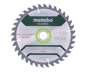 Metabo CordlessCutClassic 165x20 36WZ 15° Quantité:1
