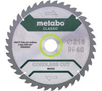 Metabo CORDLESS CUT WOOD CLASSIC 628665000 Lame de scie circulaire 216 x 30 x 1.2 mm Nombre de dents: 28 1 pc(s)