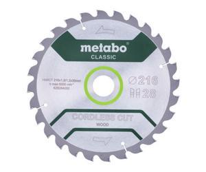 Metabo CordlessCutClassic 216x30 28WZ 5°neg Quantité:1
