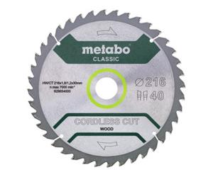 Metabo CordlessCutClassic 216x30 40WZ 5° / B Quantité:1