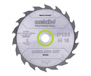 Metabo CordlessCutProf 165x20 18WZ 20° Quantité:1