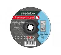 METABO Disque à tronçonner-acier-FLEXIARAPID SUPER 180x1,6x22,2 616227000