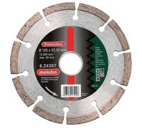 Disque à tronçonner diamanté Metabo 624307000 Diamètre 125 mm Ø intérieur 22.23 mm 1 pc(s)