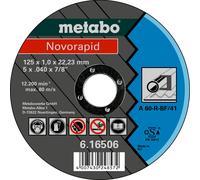 METABO Disque à tronçonner Novorapid 125x1,0x22,23 616506000