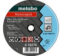 METABO Disque à tronçonner NOVORAPID Inox 230x1,9x22,23 616274000