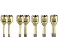 Metabo Dry 628321000 Jeu de forets diamantés à sec 6 mm, 8 mm, 10 mm, 12 mm, 14 mm 1 pc(s)