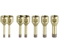 Metabo Metabo Jeu de couronnes diamantées pour carrelage "Dry", 7 pièces, M14 Quantité:1