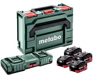 Metabo Ensemble de base 4x LiHD 10Ah + ASC 145 DUO + metaBOX 685143000