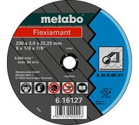 METABO Disque abrasif Flexiamant 125 x 2,5 x 22,23 acier, TF 42 616310000