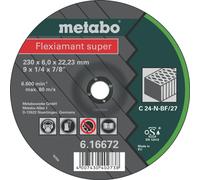 Metabo Flexiamant super 115x6,0x22,23 Pierre, meule à ébarber, version déportée 25 pces