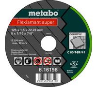 Metabo Flexiamant super 125 x 1,5 x 22,23 céramique, meule de tronçonnage, modèle droit metabo Quantité:25
