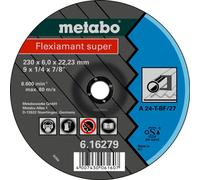 Metabo Flexiamant Super 125 x 6,0 x 22,23 acier, meule d'ébarbage, modele coudé 616486000