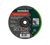 METABO Flexiamant super 125x6,0x22,23 pierre, disque de meulage, conception décalée (616731000)