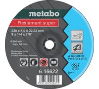 Metabo Flexiamant super 230x6,0x22,23 Inox, meule à ébarber, version déportée 10 pces