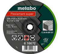Metabo Flexiamant super 230x6,0x22,23 Pierre, meule à ébarber, version déportée 10 pces