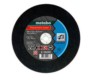 Metabo Flexiamant super 350 x 3,5 x 25,4 acier, meule de tronçonnage, modèle droit metabo Quantité:10