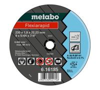 Metabo Flexiarapid 115 x 1,0 x 22,23 inox, meule de tronçonnage, modèle droit metabo Quantité:25