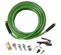 Metabo HPT Kit d'accessoires pour compresseur d'air | Tuyau d'air poly de 15,2 m x 0,6 cm avec accessoires | Kit de 10 pièces | 115749M