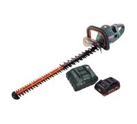 Metabo HS 18 LTX BL 75 Taille-haie sans fil 18 V 75 cm Brushless + 1x batterie 4,0 Ah + chargeur + chargeur de batterie